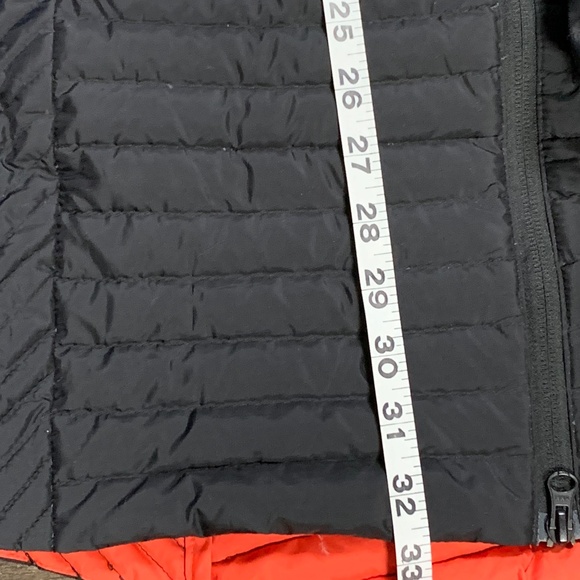 Eddie Bauer Womens Stormdown 800 Down Black Long Hooded Puffer Zip Jacket Large - Picture 7 of 7